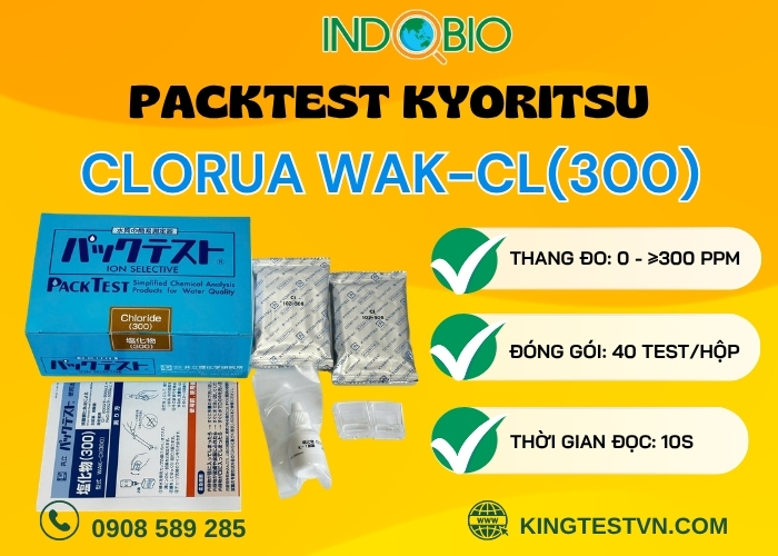 Thông số nổi bật Bộ test Clorua WAK-CL(300)